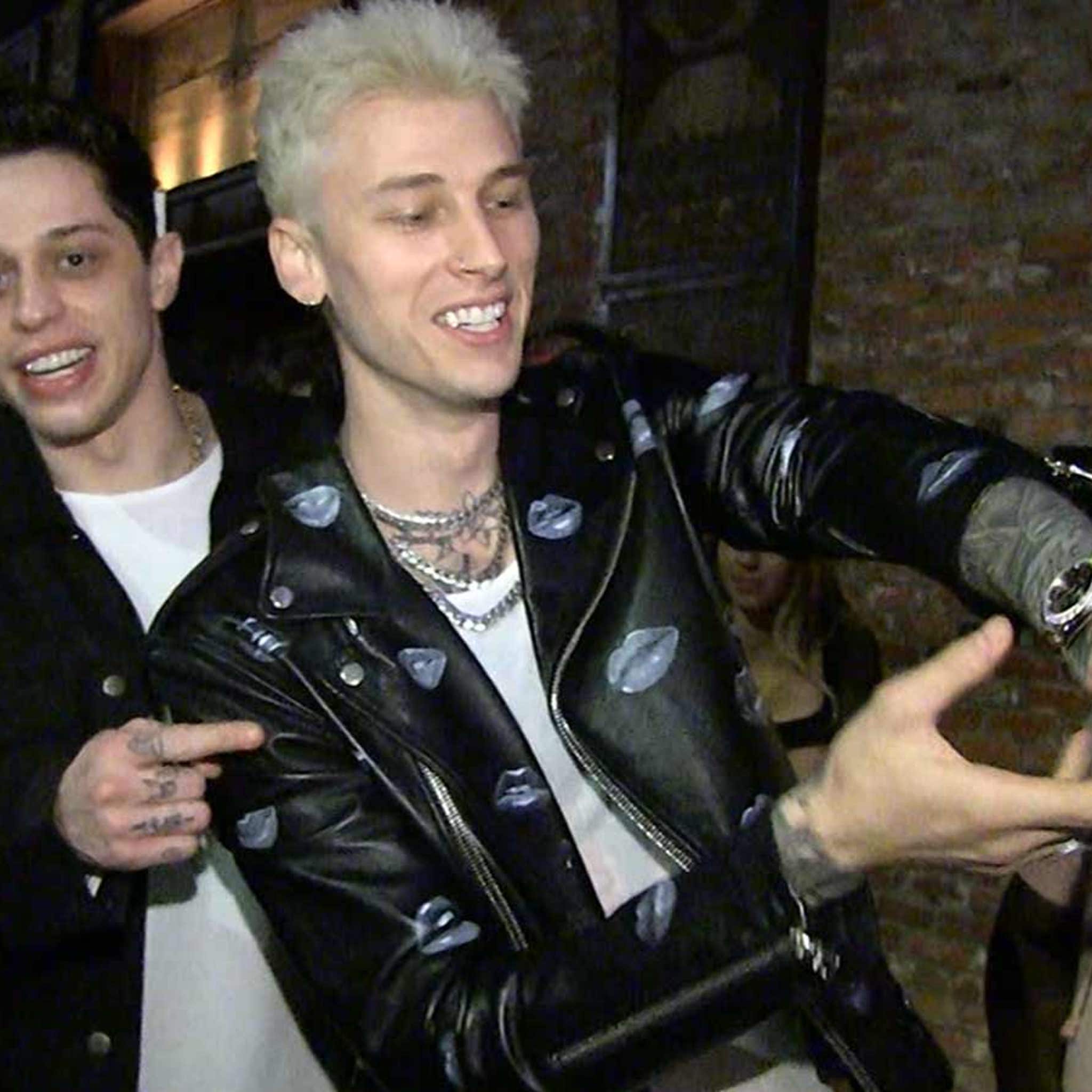 MGK Celebrates 29th Birthday with Pete Davidson Hot Chicks