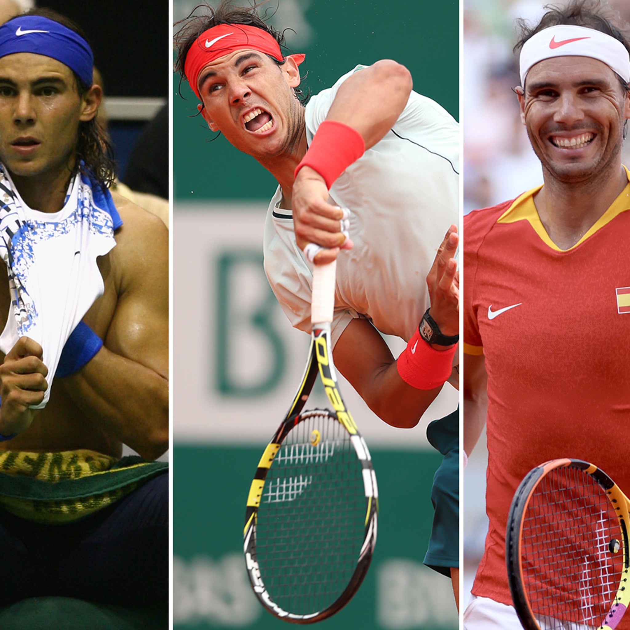 Rafael Nadal Through The Years