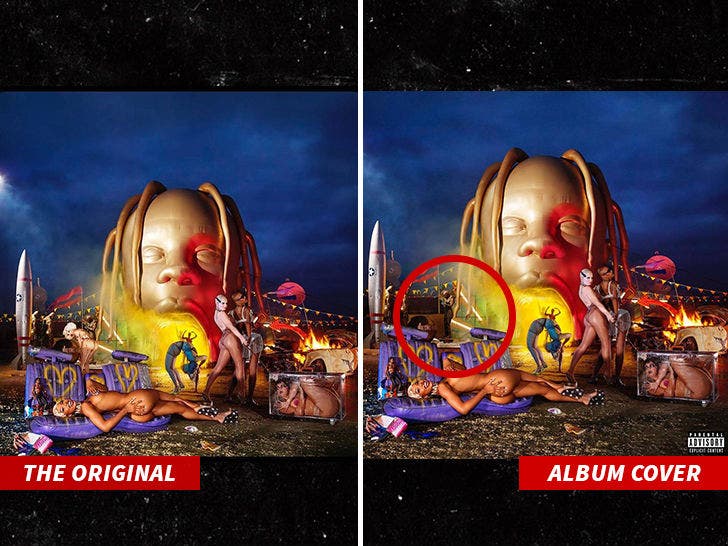 Travis Scott S Camp Says They Didn T Edit Trans Model From Album Cover