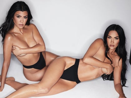 Kourtney Kardashian Megan Fox Skims Shoot Underwear Apple Photos 5