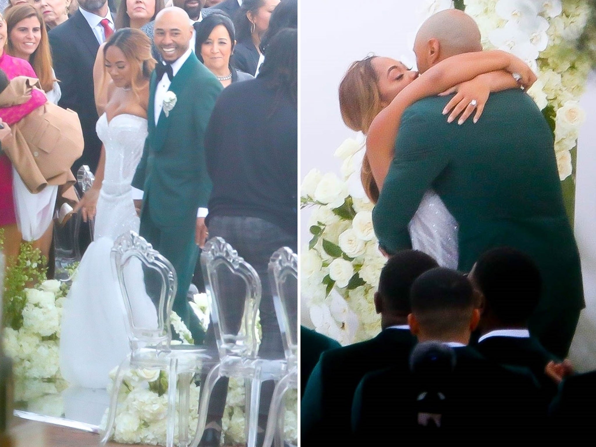 INSIDE Mookie Betts' wedding: LA Dodgers star cuddles with childhood  sweetheart Brianna Hammonds