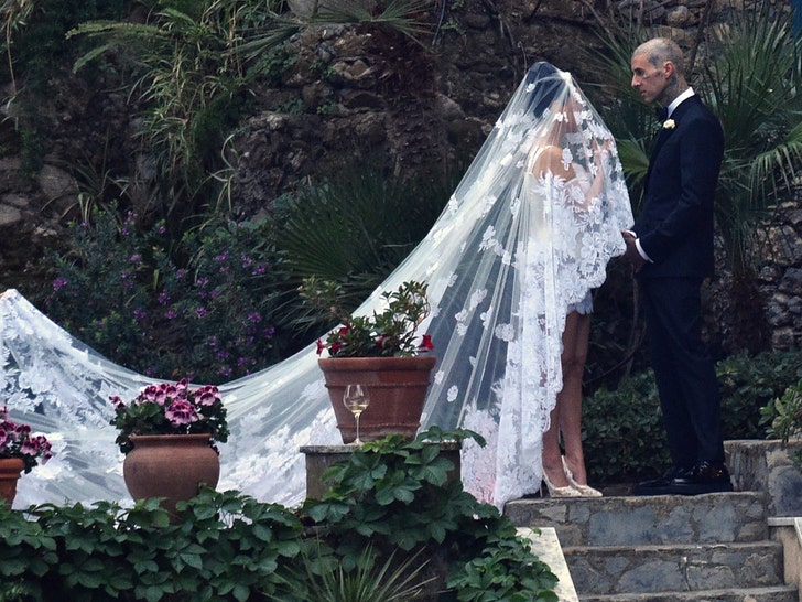 Kourtney and Travis Wedding