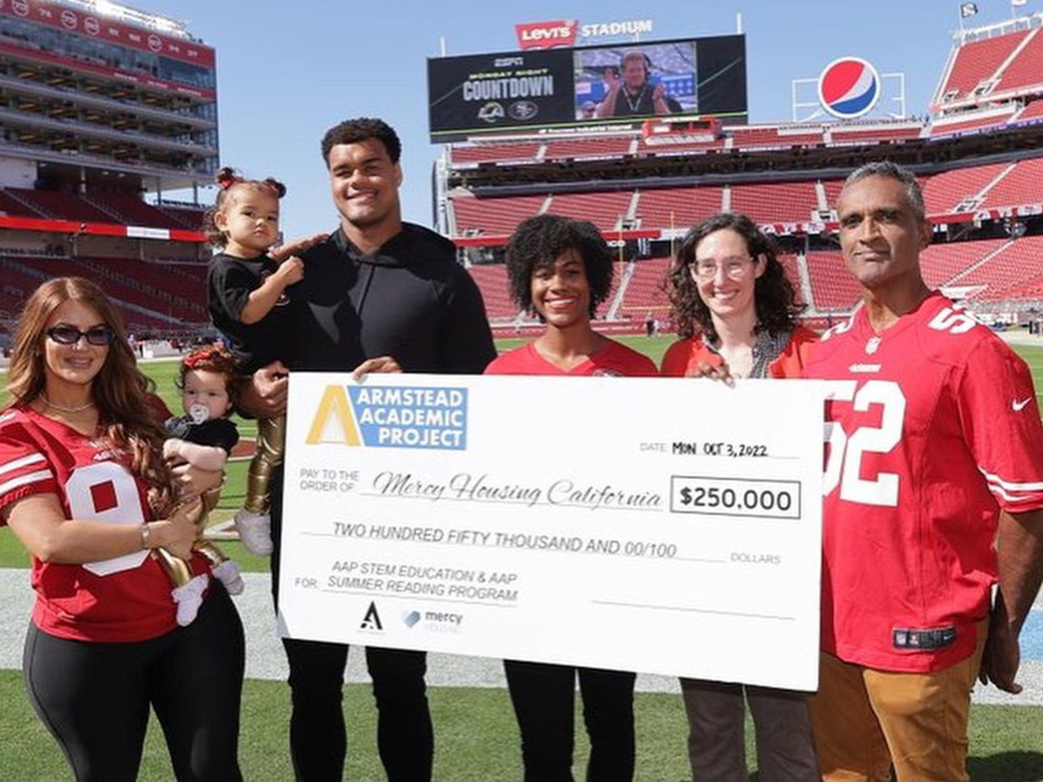 Download Arik Armstead In San Francisco 49ers 2022 Wallpaper