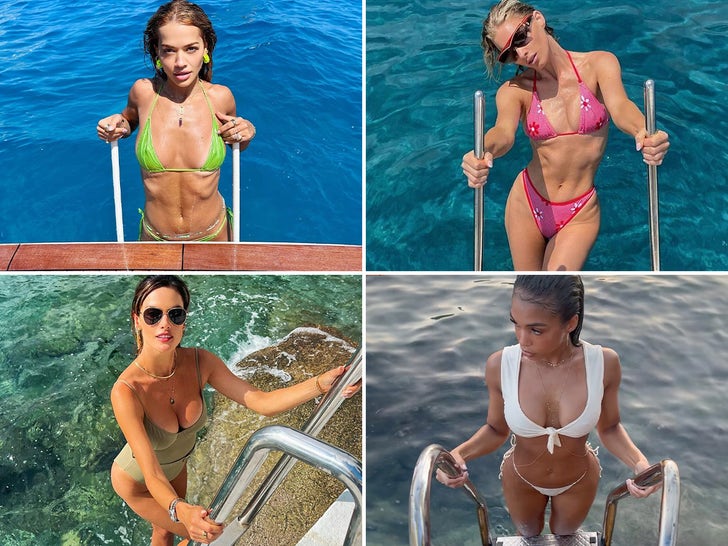 Bikini Babes Climbing Ladders … Step Right Up!