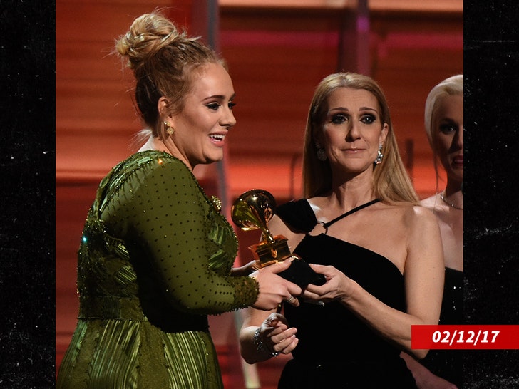 Celine with Adele