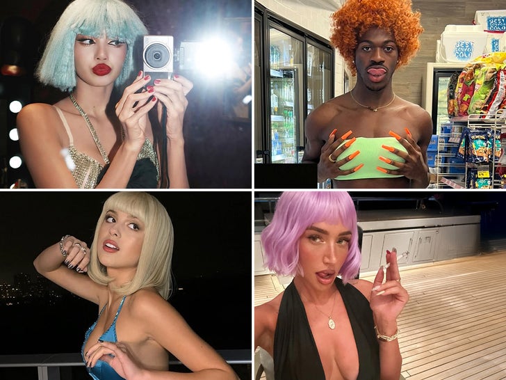 Celebs Wiggin' Out!