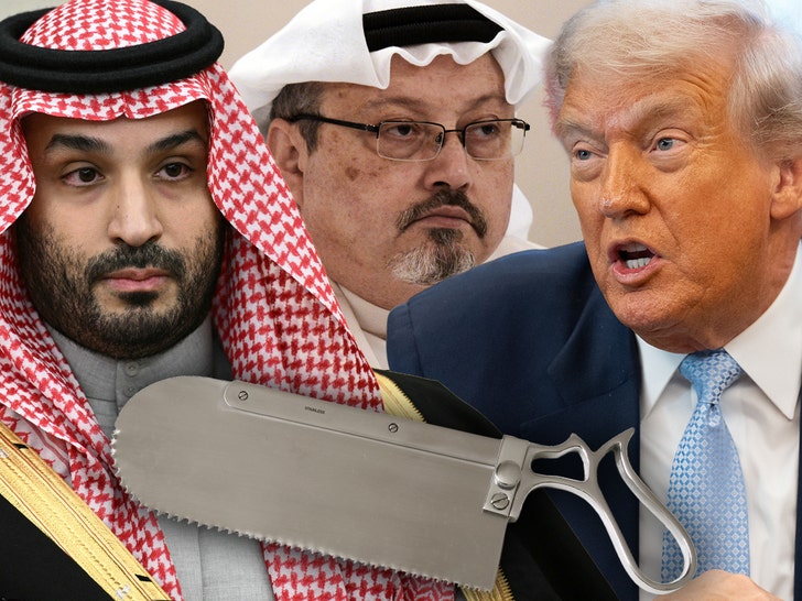 MBS, Khashoggi, Trump Bone Saw Getty Comp