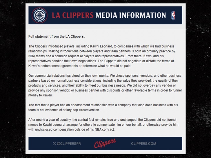 la clippers statement 1