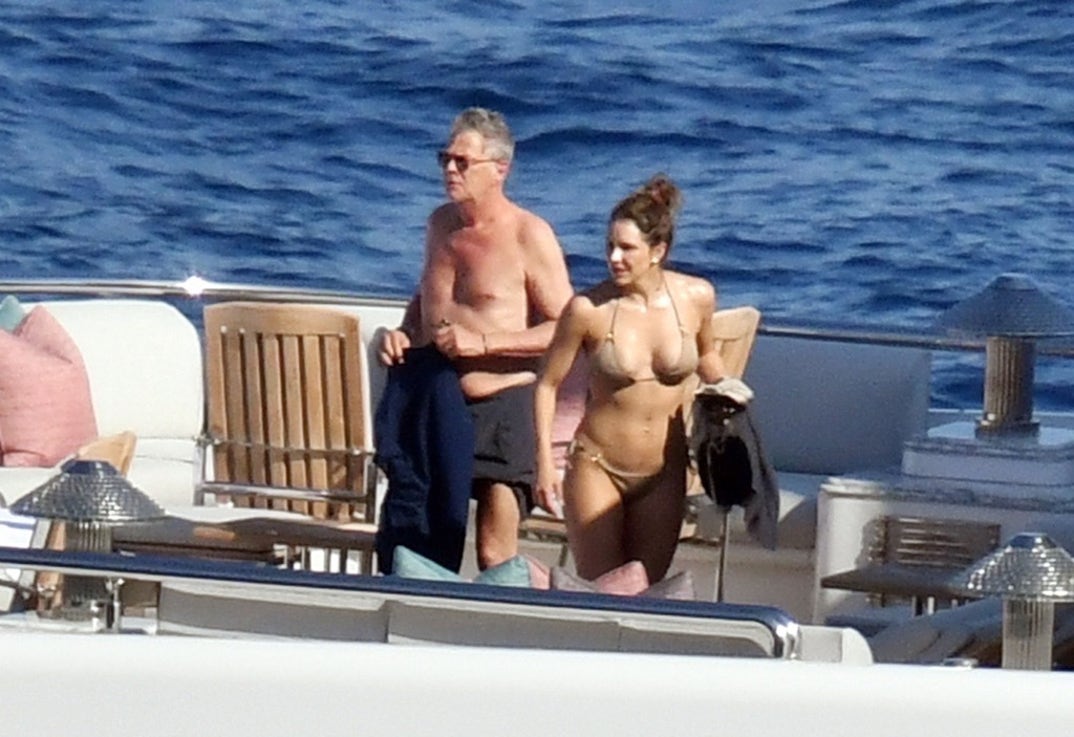 Katharine Mcphee and David Foster -- Hot Honeymoon in Capri