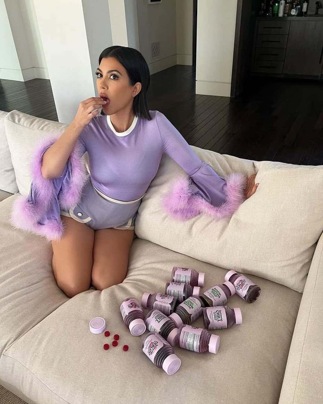 Kourtney Kardashian's Lemme wellness supplements was founded in 2022. Known for avoiding artificial sweeteners, gelatin and GMOs, Lemme offers a healthier way to improve sleep, vaginal health and metabolism.