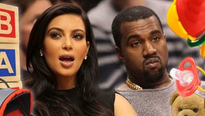 Kim Kardashian -- REFUSING BABY GIFTS ... Seeking Donations Instead