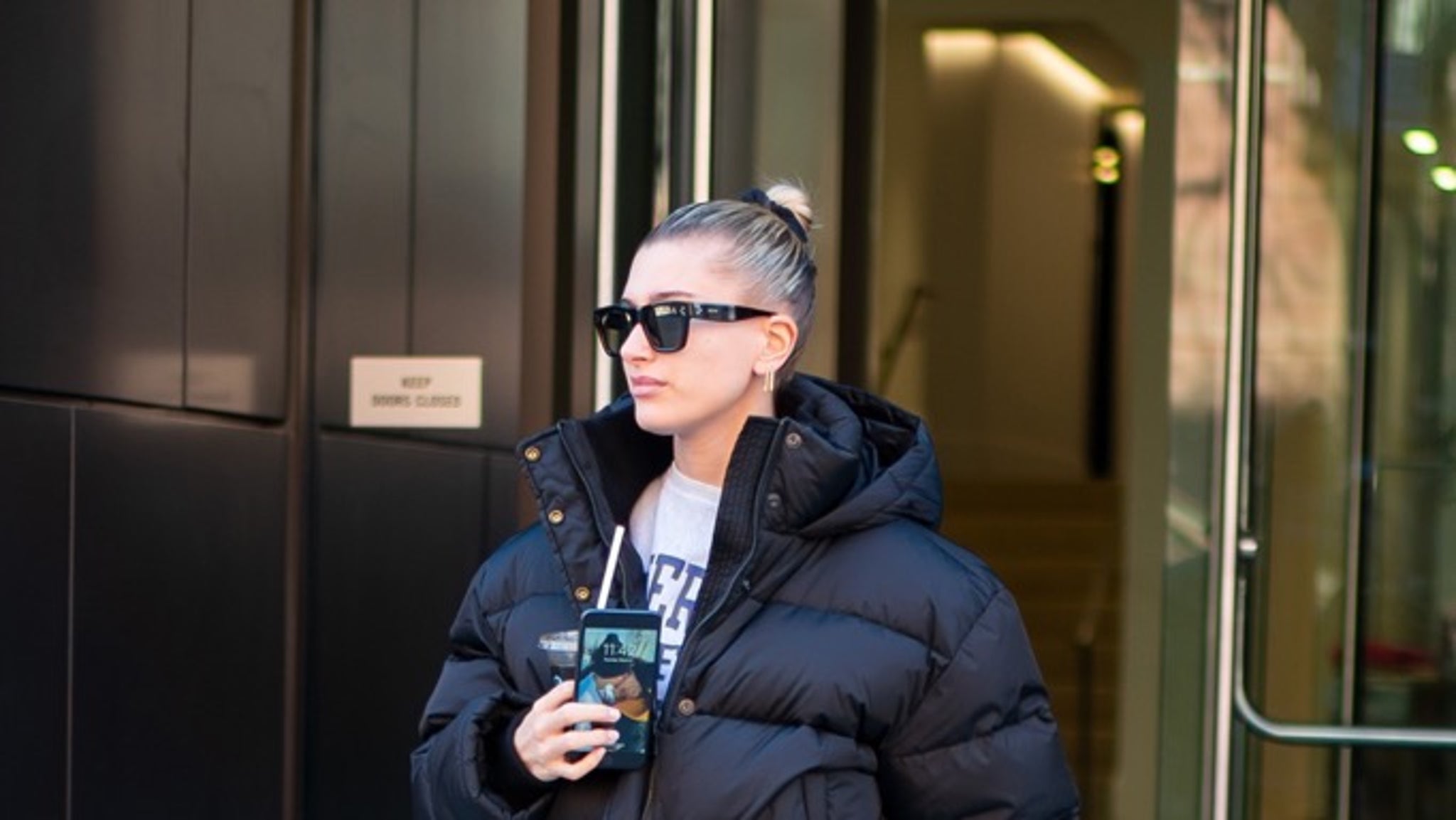 Hailey Bieber Steppin' Out In Spandex -- Happy Hump Day!