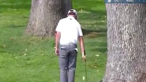 PGA's J.T. Poston Hits Incredible Backwards Shot Out Of Trees At U.S. Open