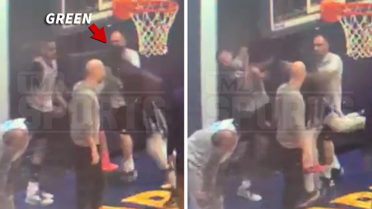 New Video Shows Draymond Green Violently Punch Jordan Poole at Warriors ...