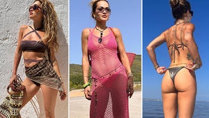 Rita Ora Hot Shots In Ibiza