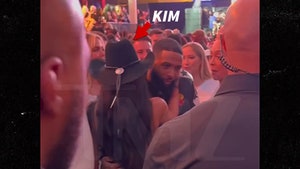 Kim Kardashian and Odell Beckham Jr. Hug in Vegas During Fanatics Party