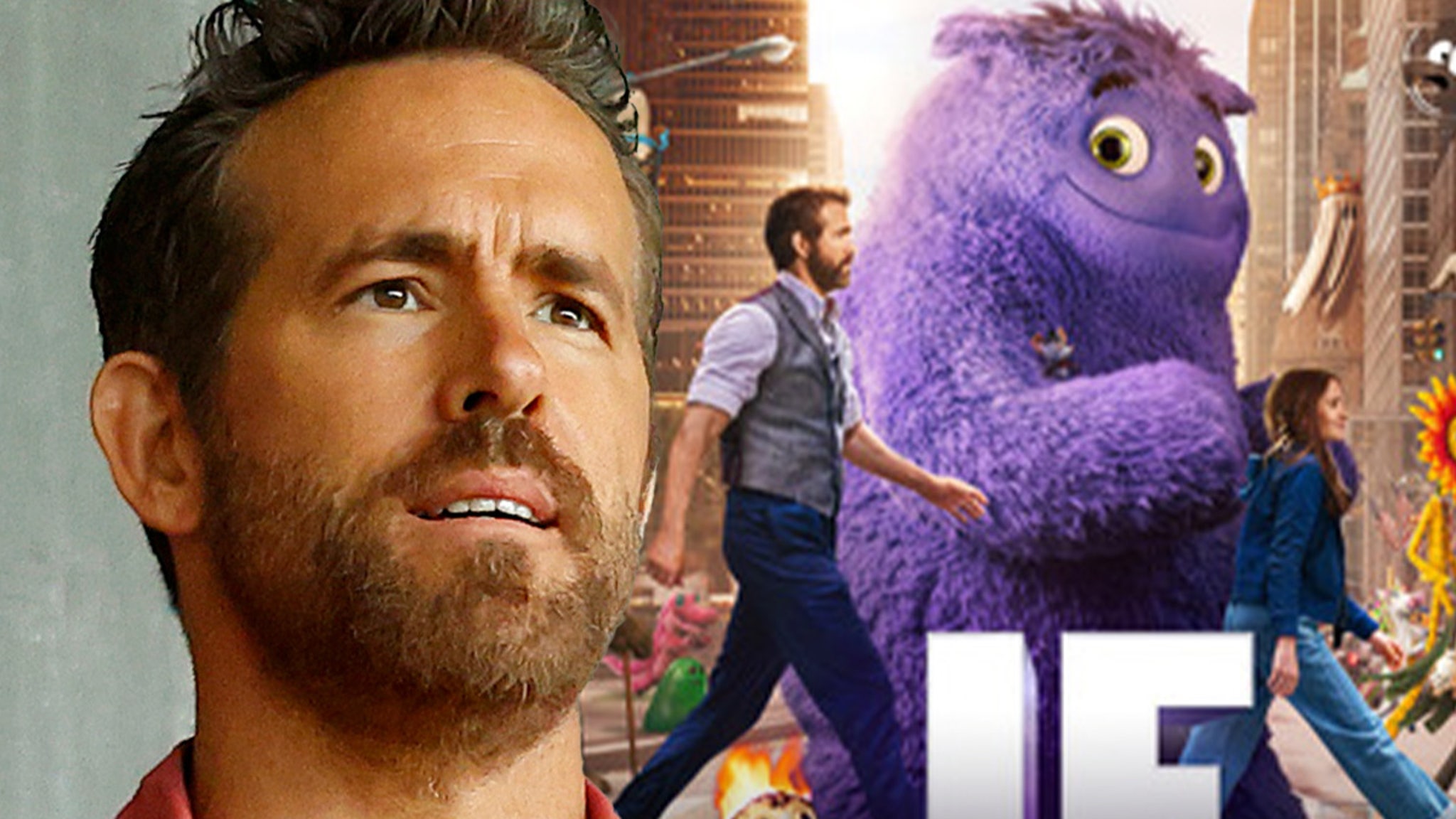 La película IF de Ryan Reynolds está triunfando en taquilla y los críticos también la odian