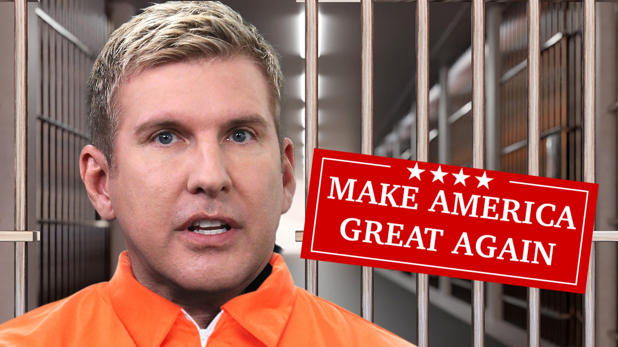 Todd Chrisley Mengklaim Penjaga Penjara Menghapus Maga Sticker dari Sel, Harapan untuk Pengampunan