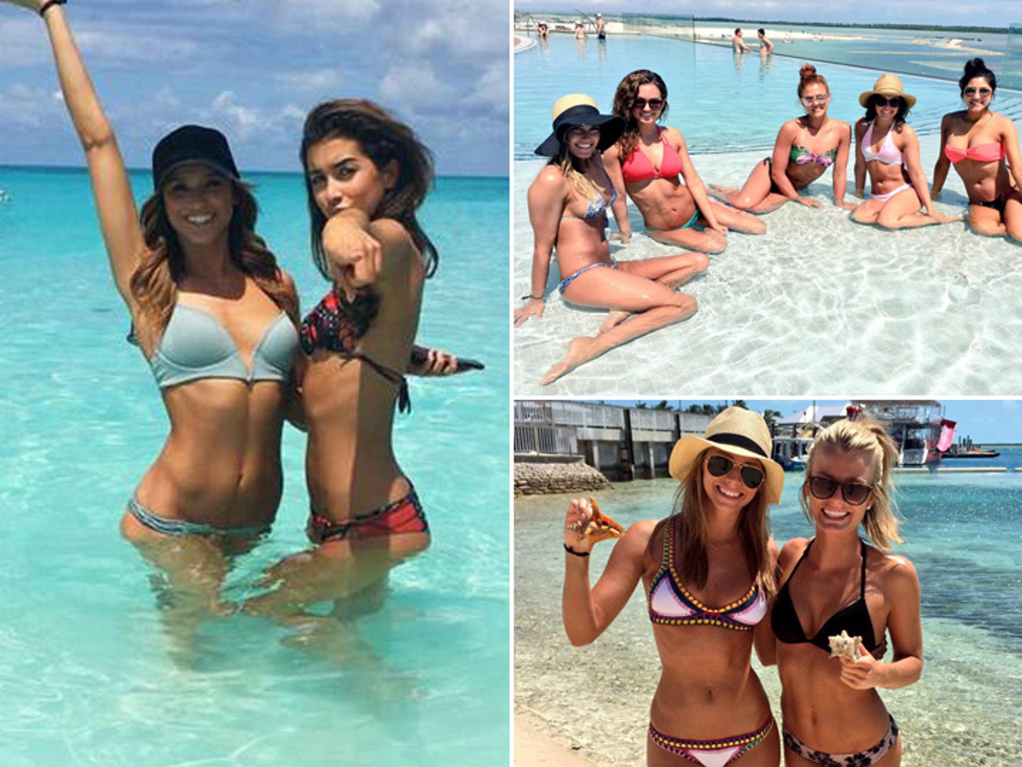 Dallas Cowboys Cheerleaders Bikini Season For Tropical Calendar Shoot  (Photo Gallery)