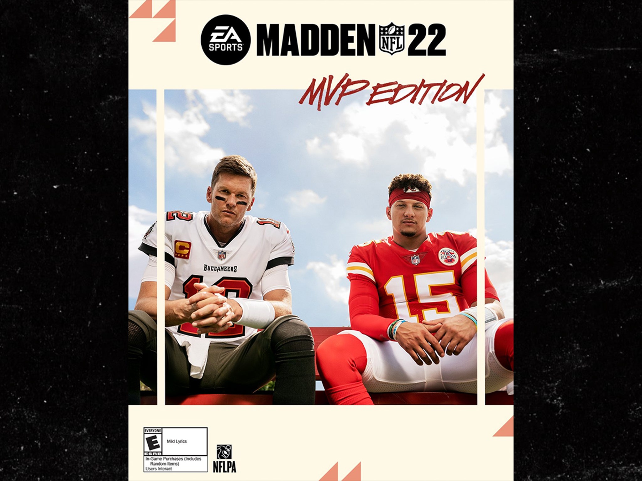 Tom Brady and Patrick Mahomes share 'Madden NFL 22' cover