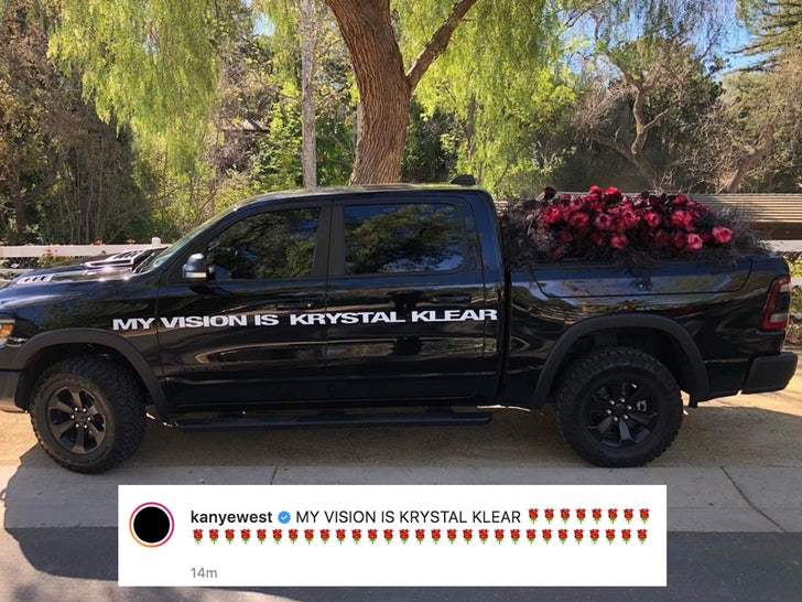 kanye west krystal klear roses