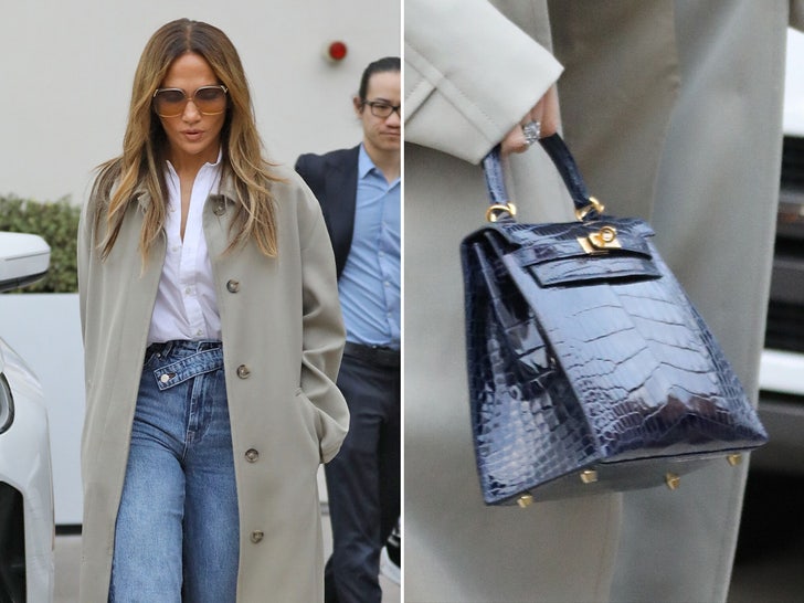 Jennifer Lopez Shows Off 80k Hermes Bag