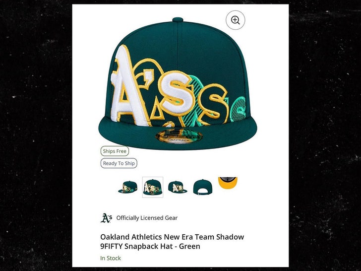 oakland a's ass hat x sub
