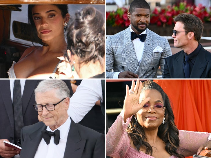 Kylie Jenner, Oprah, Usher, More A-Listers En Route To Bezos Wedding