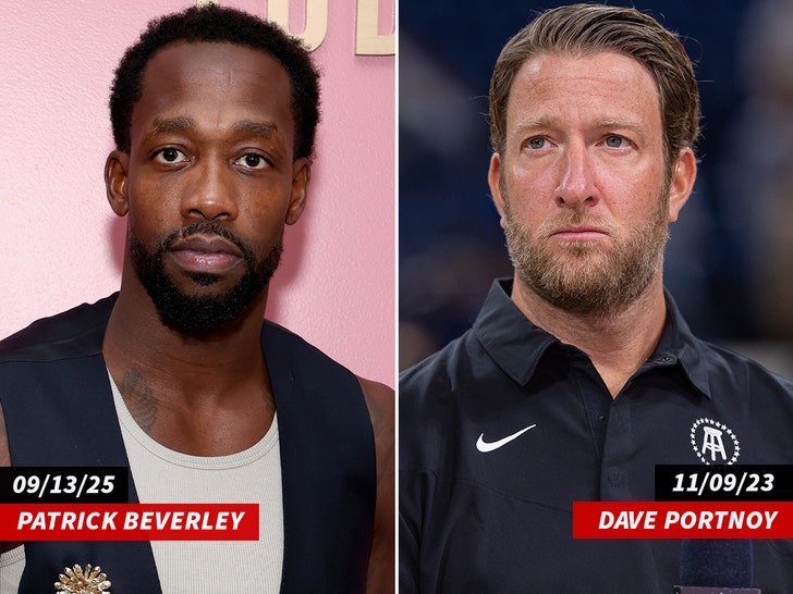 Patrick Beverley Dave Portnoy Getty
