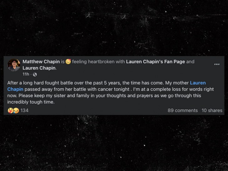 matthew chapin lauren chapin facebook post 1