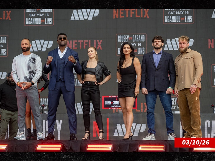 ronda rousey jake paul francis ngannou getty 1