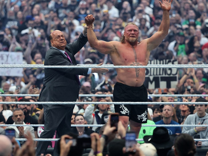 Paul Heyman brock lesner getty