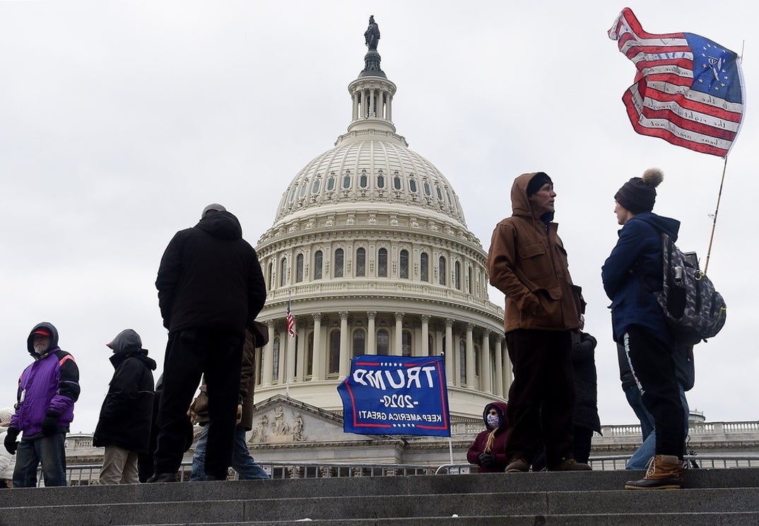 Pro-Trump Protesters Storm U.S. Capitol Photos 3