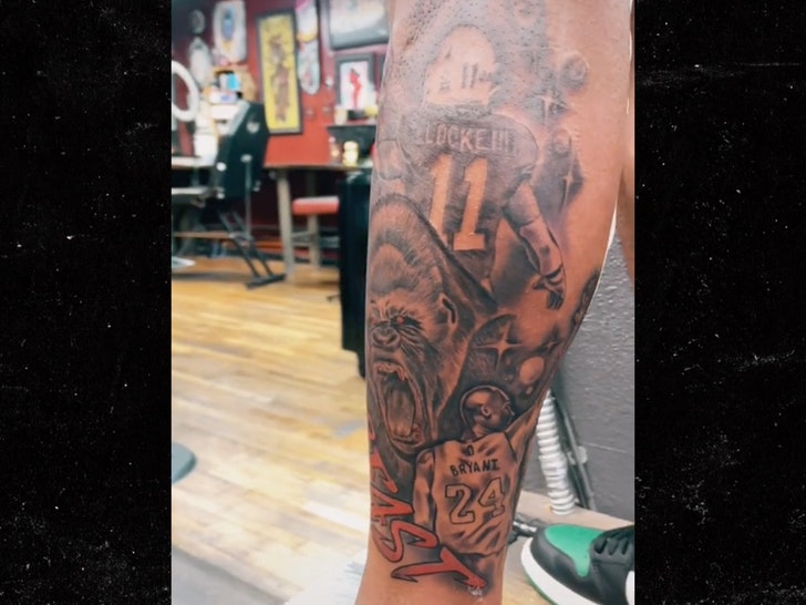 Ohio City artist unveils Black Mamba tattoo to honor NBA icon Kobe Bryant