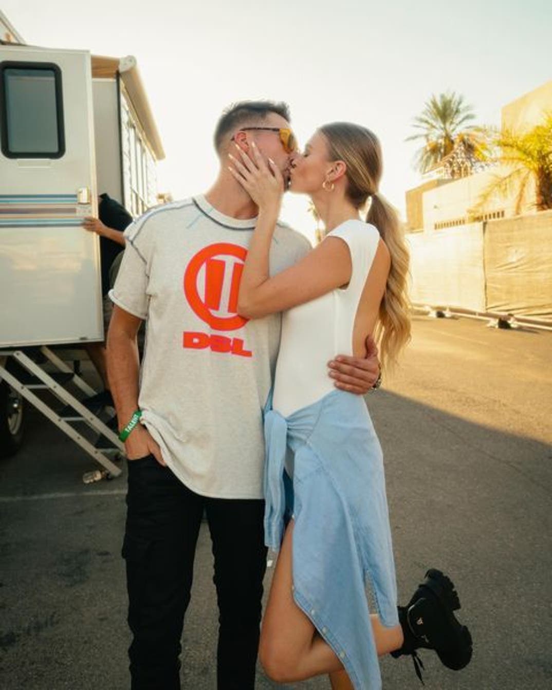 James Maslow and Caitlin Spears