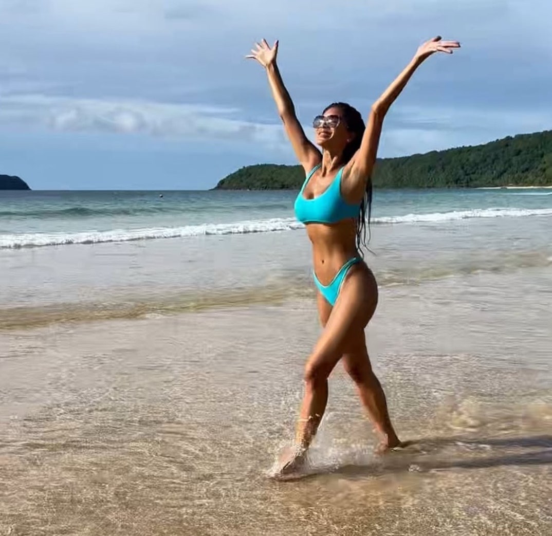 Nicole Scherzinger Blue Bikini Hot Shots 1