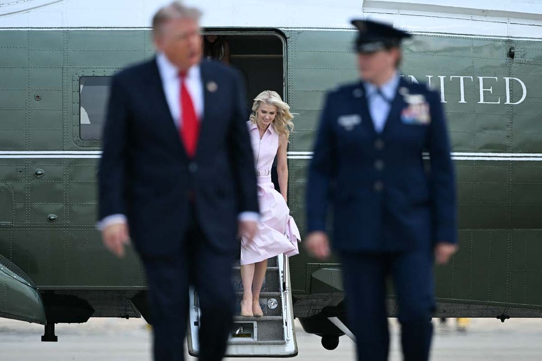 Natalie Harp and Donald Trump