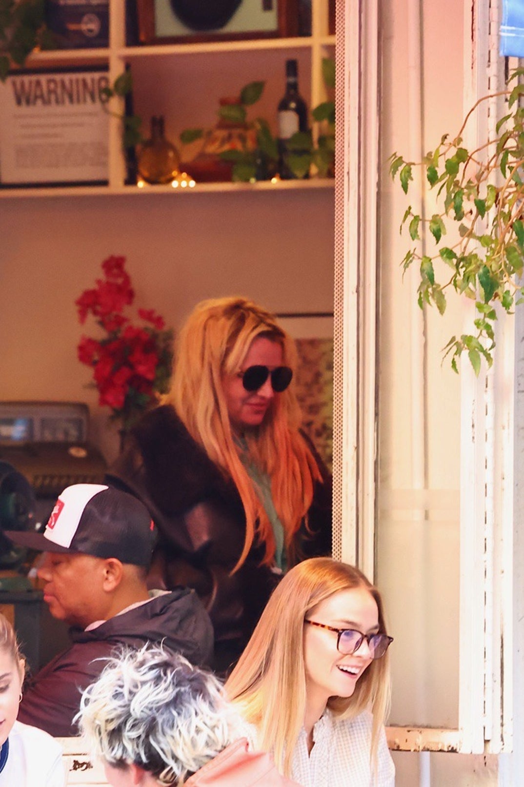 Britney Spears Scarf Cover NYC 5
