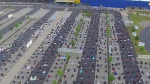 Muslims in Germany Use IKEA Parking Lot for COVID-Safe Group Prayer