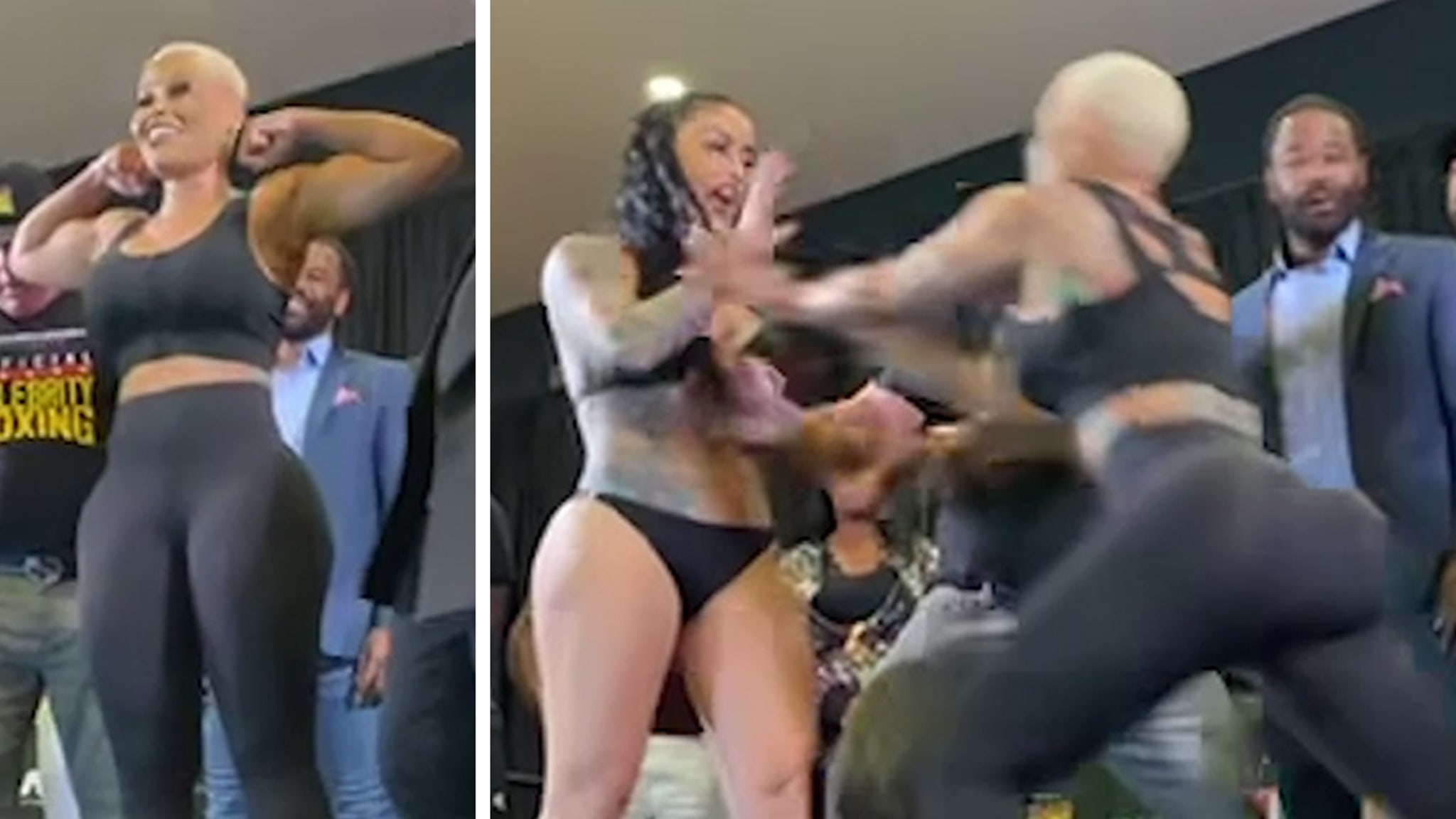 Blac Chyna Rages When Celeb Boxing Opponent Drops Kim Kardashian Diss
