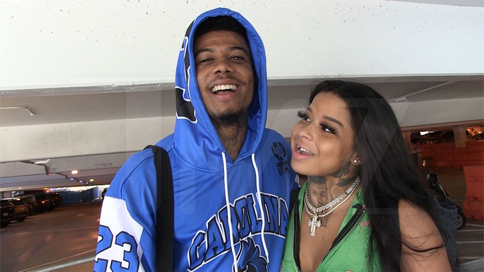 Blueface en GF Chrisean Rock beloven geen fysieke gevechten meer