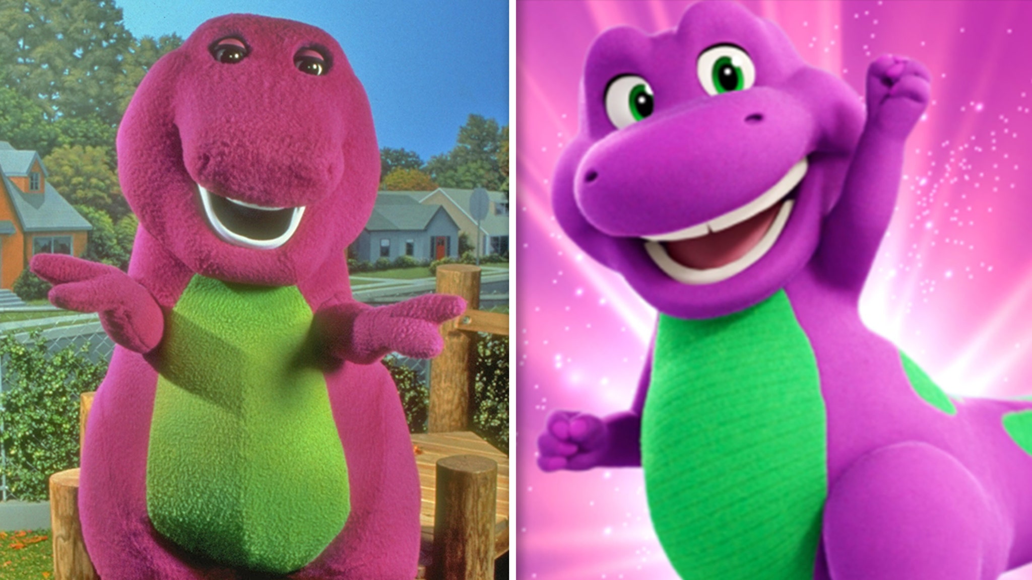 Barney the Dinosaur’s New Look Dragged by Social Media