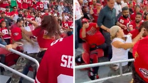 San Francisco 49ers Fan Pulls Woman's Hair In Crazy Brawl At Giants Game
