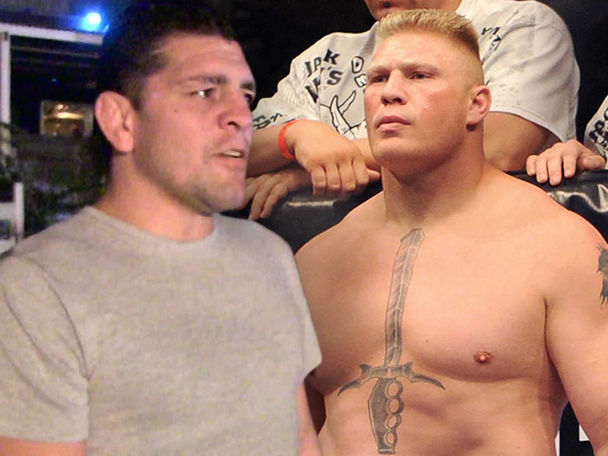 Nick Diaz Blasts 'Dick Chest' Brock Lesnar, You're a Cheater!