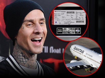 travis barker plane ticket