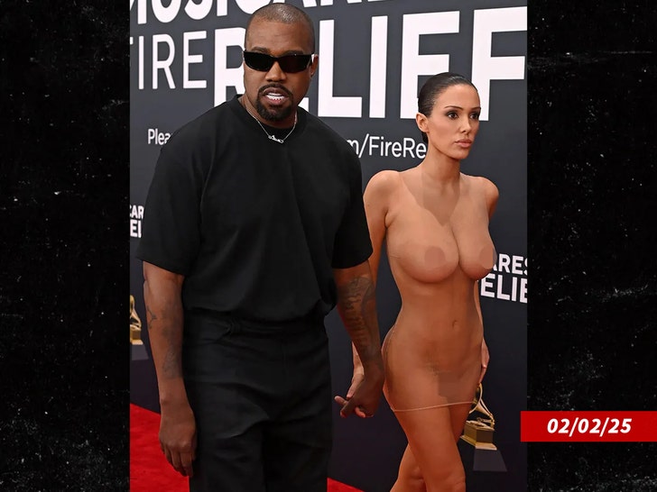 Bianca Censori Kanye West Grammy