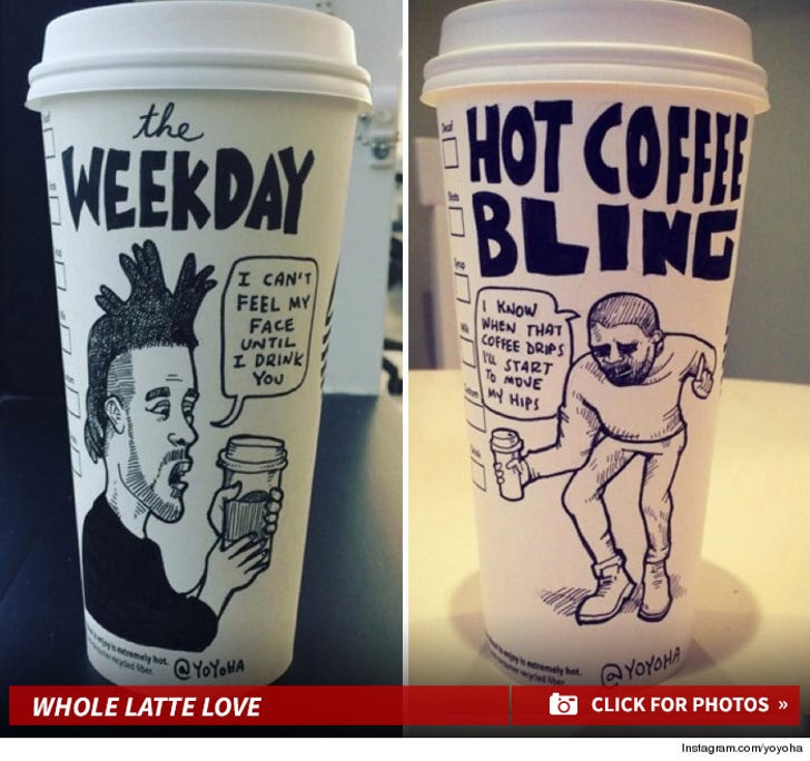 Instagram's @YoYoHa -- Cool Coffee Cup Creations!