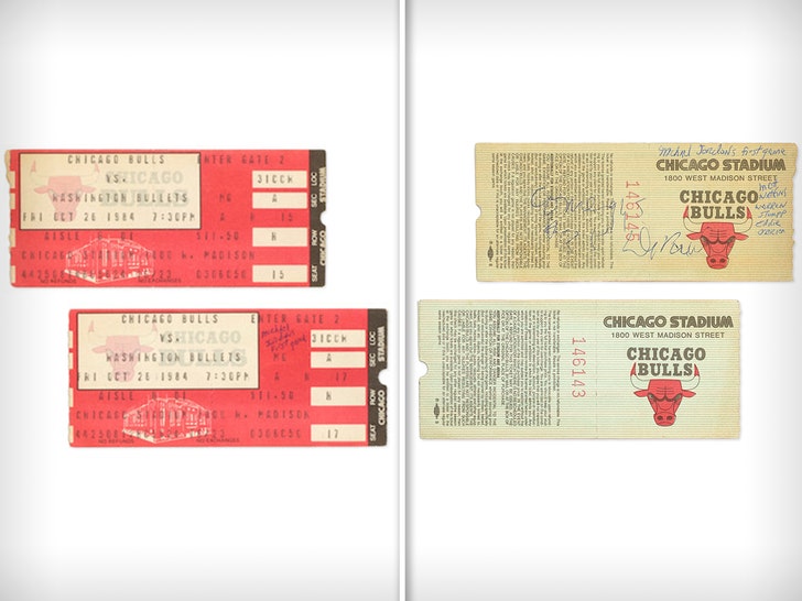 Ticket Stubs For Michael Jordan's NBA Debut Game Expected To Fetch 