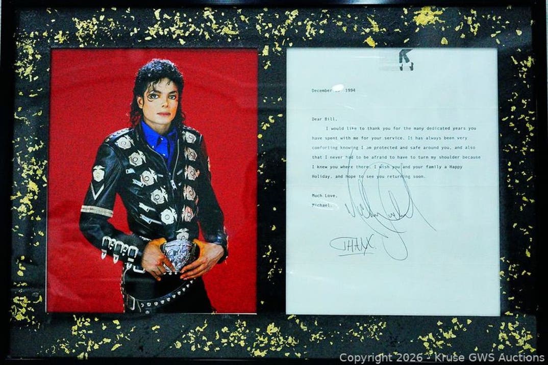 Michael Jackson Items Up For Auction 6