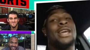 Le'Veon Bell -- Busts Freestyle Rap ... On 'TMZ Sports' (VIDEO)